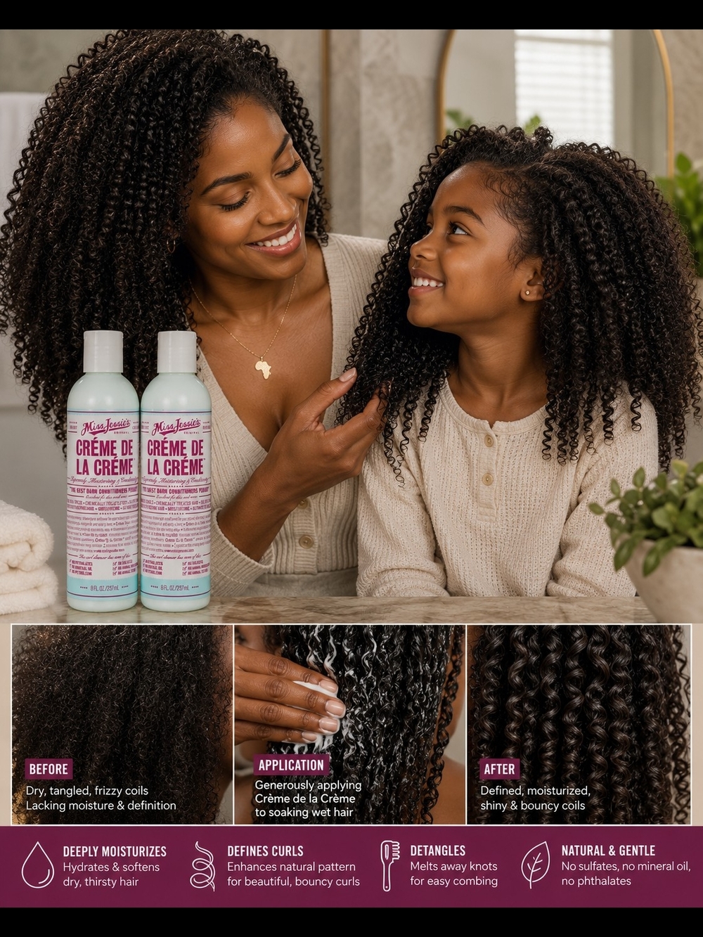 Miss Jessie's Creme De La Creme Conditioner Bundle of 2 - Discontinued